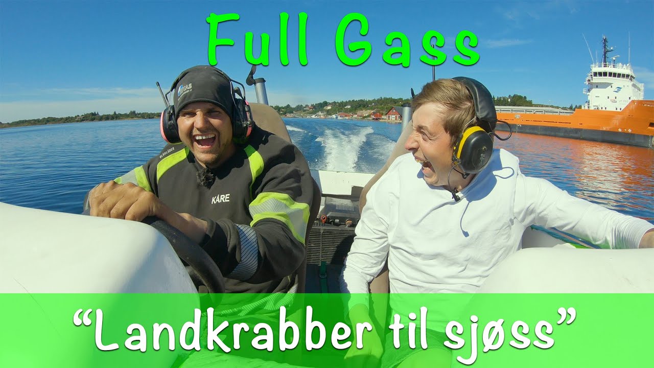 FULL GASS -Kåre Svæsaspær & Robin Felgen til sjøss!