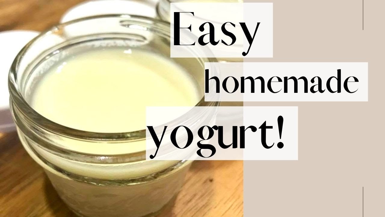 Easy Homemade Yogurt Recipe || With An Instant Pot || Gut Healthy Yogurt Made in Your own Kitchen!