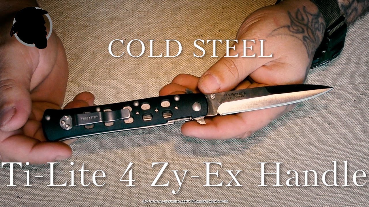 Обзор Ножа COLD STEEL Ti-Lite 4 Zy-Ex Handle CS_26SP