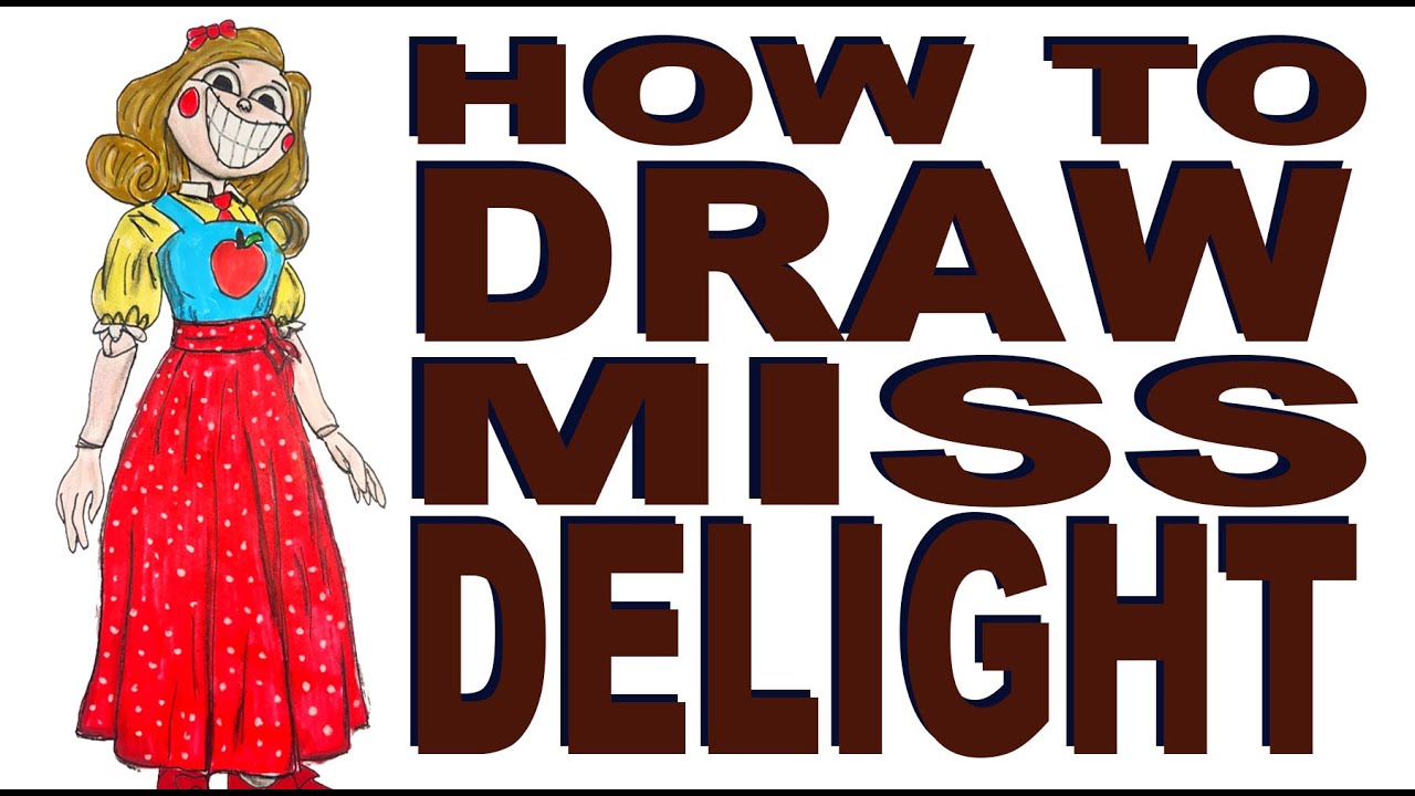 How to draw Miss Delight (Poppy Playtime III)