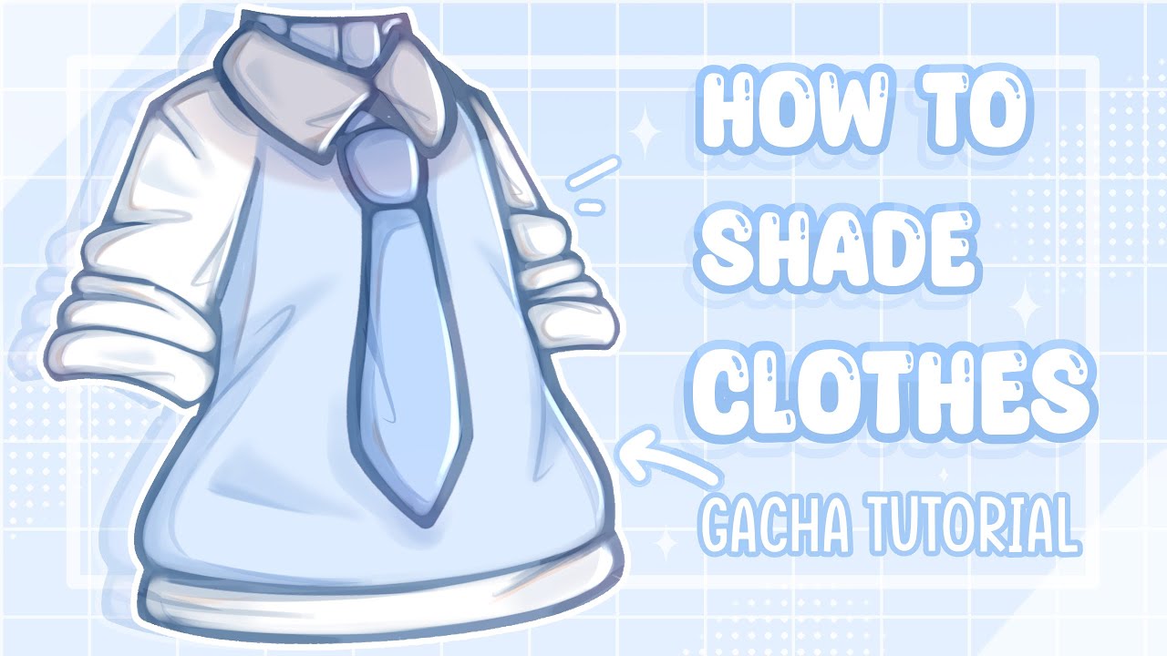 How to shade/edit CLOTHES!♡︎ | Gacha clothes shading tutorial | IbisPaint x | Text-to-speech