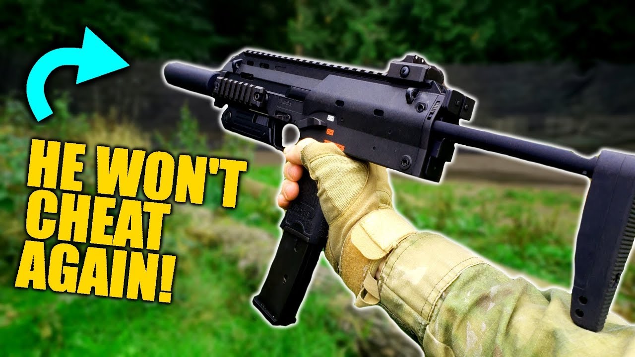 Full Auto Cheater vs Airsoft MP7