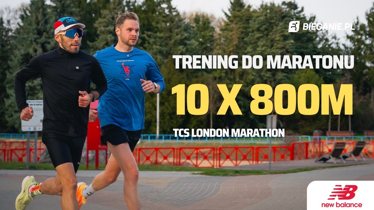 10x800m kluczowy trening przed maratonem w Londynie!