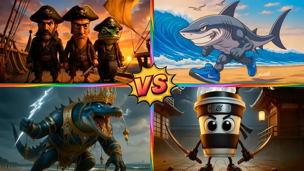 BRAINROT ANIME🆚BRAINROT PIRATES🆚BRAINROT EXTINCTION🆚BRAINROT KING - Tiles Hop EDM Rush!