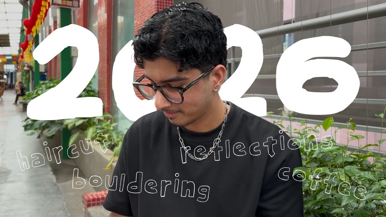 settling in the new year | haircut, coffee, bouldering, & more