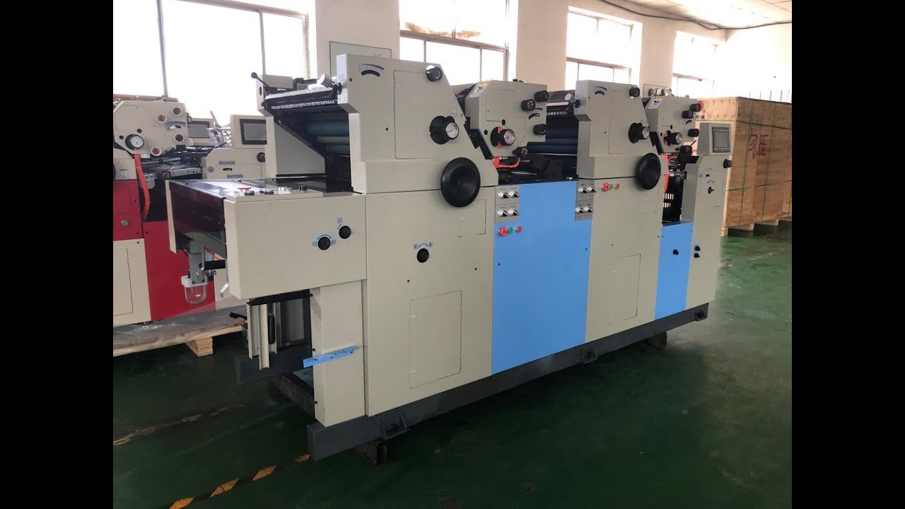 4 COLOR OFFSET PRINTING MACHINE ECONOMICAL SATELLITES TYPE 18X24 SIZE ZR262II-2S DISPLAY