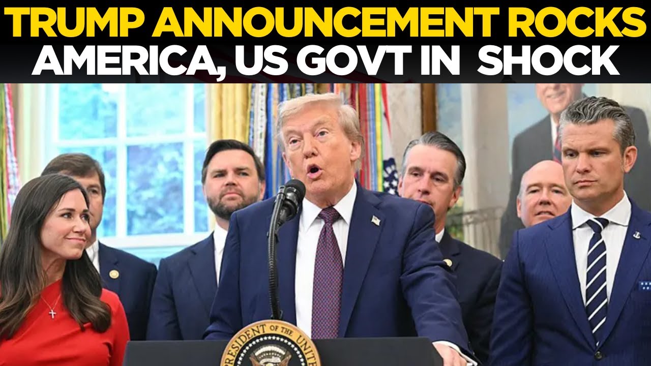 Donald Trump Speech LIVE: Trump&rsquo;s Sudden Announcement Shakes America, Stuns Government&nbsp;|&nbsp;Trump&nbsp;LIVE