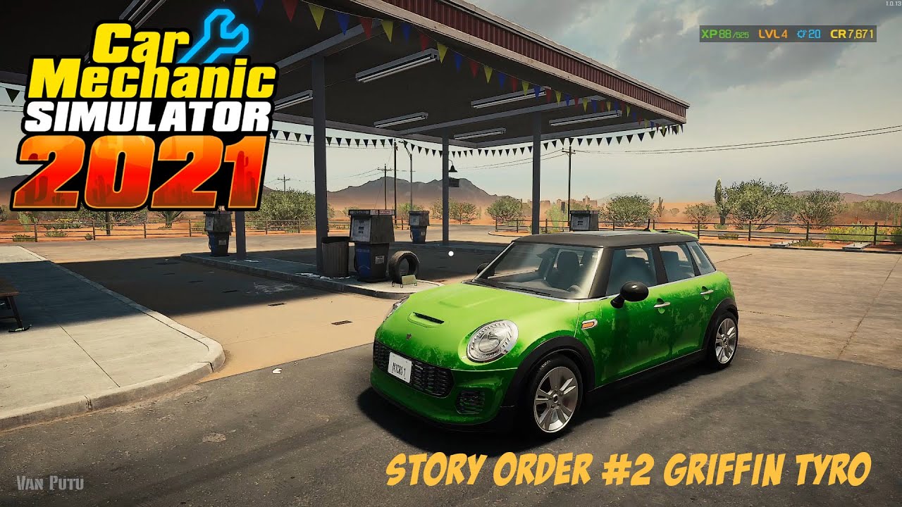 Story Order #2 Griffin Tyro - Car Mechanic Simulator 2021 Garage Expantion And Tools