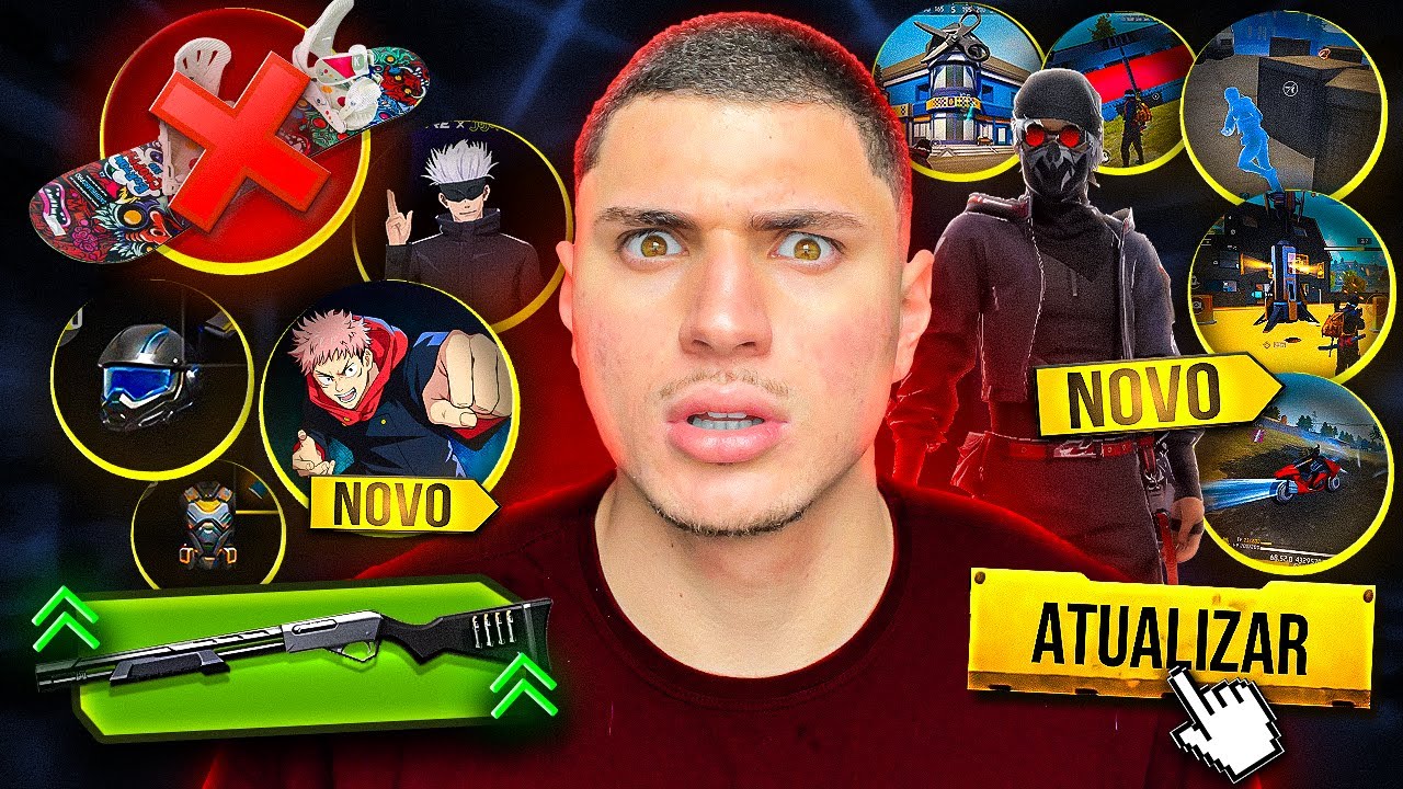 GARENA ERROU DE NOVO!?😱TESTEI A NOVA ATUALIZAÇÃO DO FREE FIRE E ME SURPREENDI!