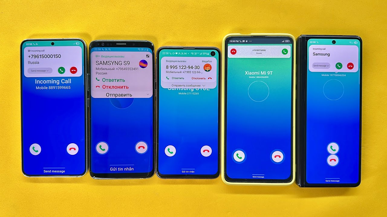 guess who Incoming Call Samsung Z Fold, S10E, Galaxy S22, Xiaomi mi9, S9/ fake vs Real Calls