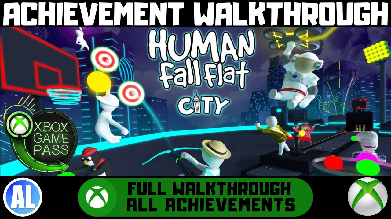 Human Fall Flat - City Level #Xbox Achievement Walkthrough - Xbox Game Pass