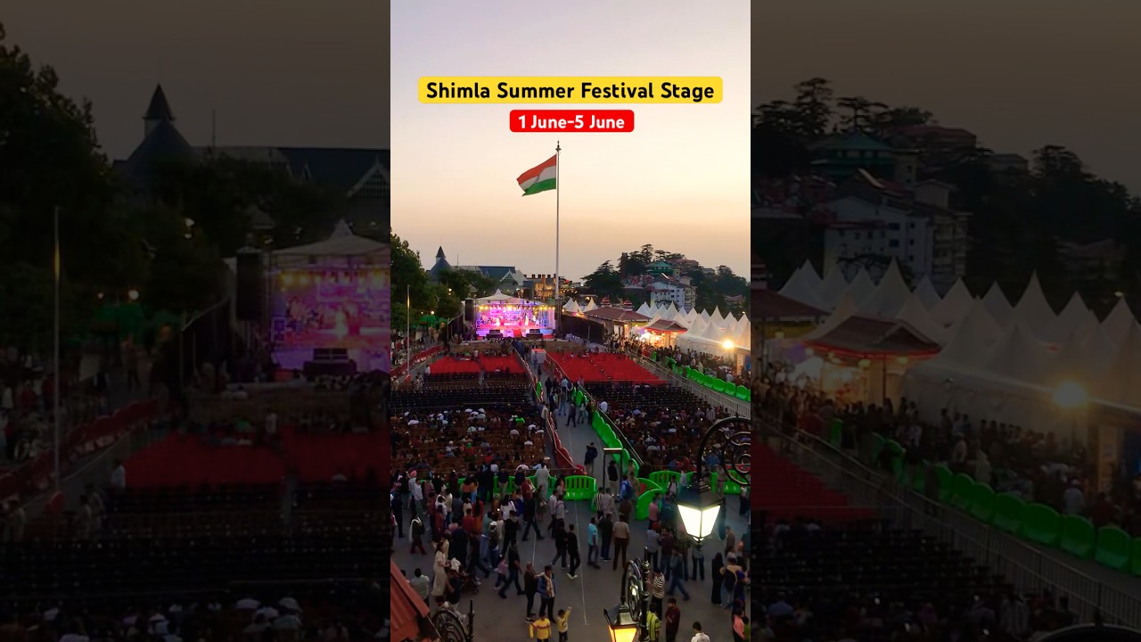Shimla Summer Festival 1 June -5 June 😍#shimlaridge #shimla #shimlanews #shimlatourism #shorts