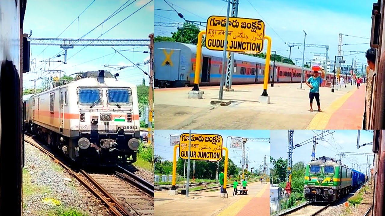 17480 Tirupati - Puri Express Arrival And Departure Gudur Junction.||Itz Vlogger Pintu||