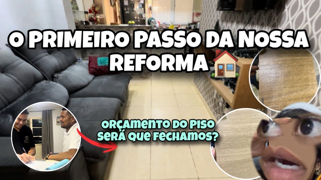 Orçamento do Piso + Antes e Depois da Casa 🏠✨