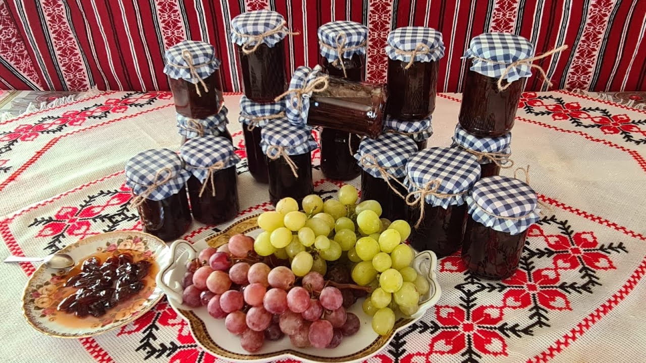 Cum se face cea mai buna dulceata de struguri/Confettura di uva fatta in casa