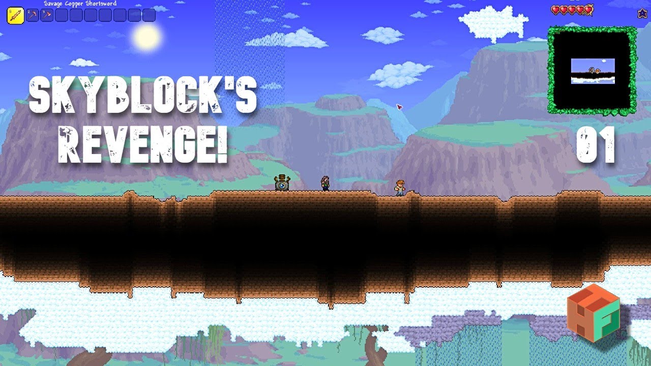 Let's start a new Skyblock world in Expert Mode!
