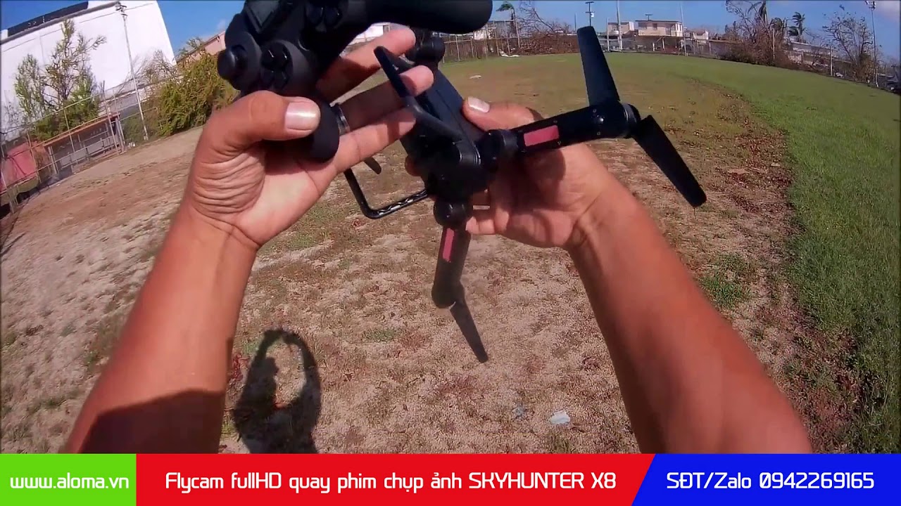 Hướng dẫn sử dụng Flycam Sky Hunter X8 camera full HD Drone