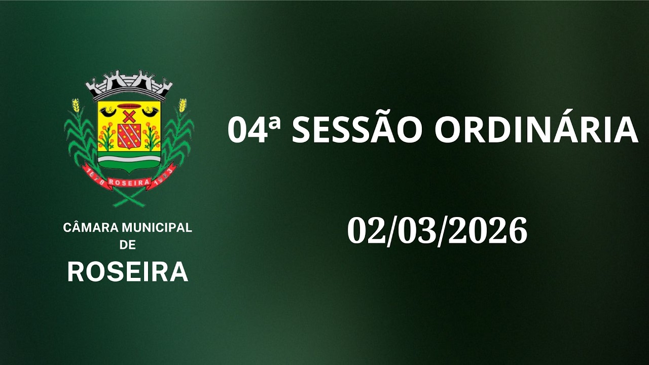 04ª Sessão Ordinária de 2026