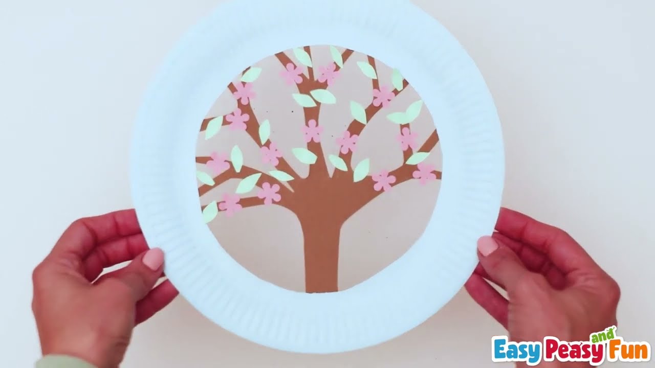 Paper Plate Tree Craft