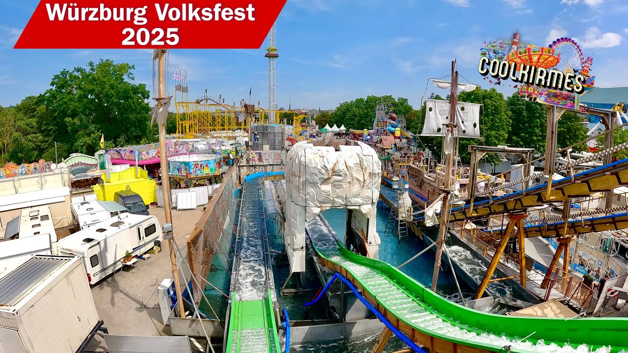 Piratenfluss Schneider | Onride POV [ W&uuml;rzburg Kiliani Volksfest 2025 ]