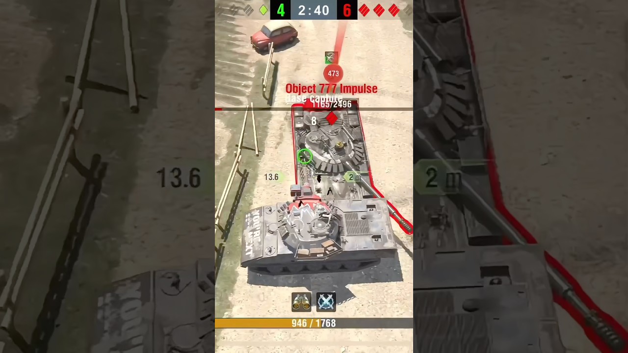 Sheridan | 6 Kills, 1v3 & 8267 DMG | #worldoftanksblitz #wotblitz #shorts #танки