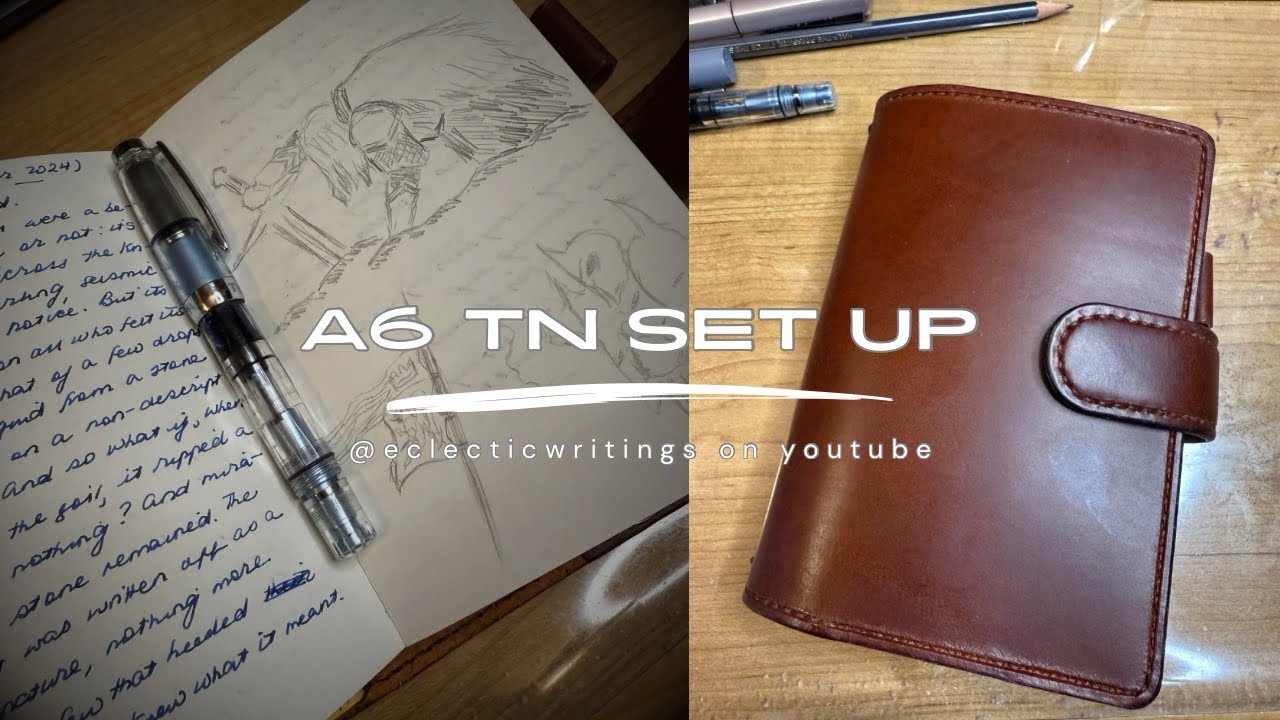How I Set Up my A6 Travelers Notebook
