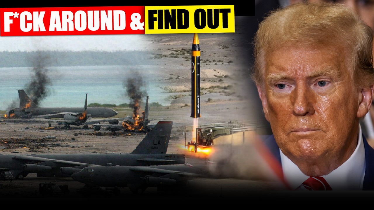 16 US aircraft down as Iran cluster missile shakes Diego Garcia airbase; shocking footage &ndash; OPTM