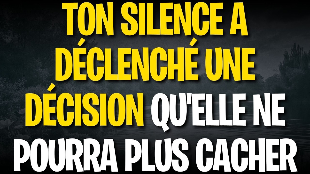 Ton silence a déclenché une décision qu'elle ne pourra plus cacher