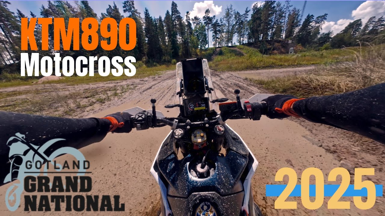 KTM 890 Adventure R Motocross - Träning för GGN 2025