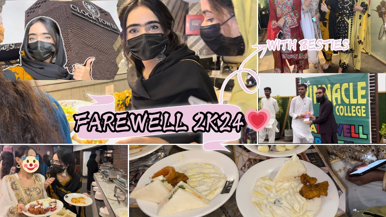 College *FAREWELL* 2k24😇| Fun with College Friends🥂❤️ |