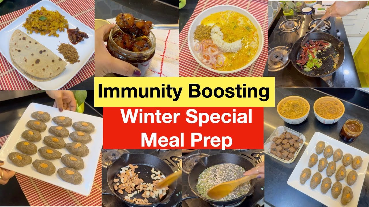 Time Saving Winter Special Meal Prep - Immunity Boosting | दवाई या सही Diet - What do you prefer?
