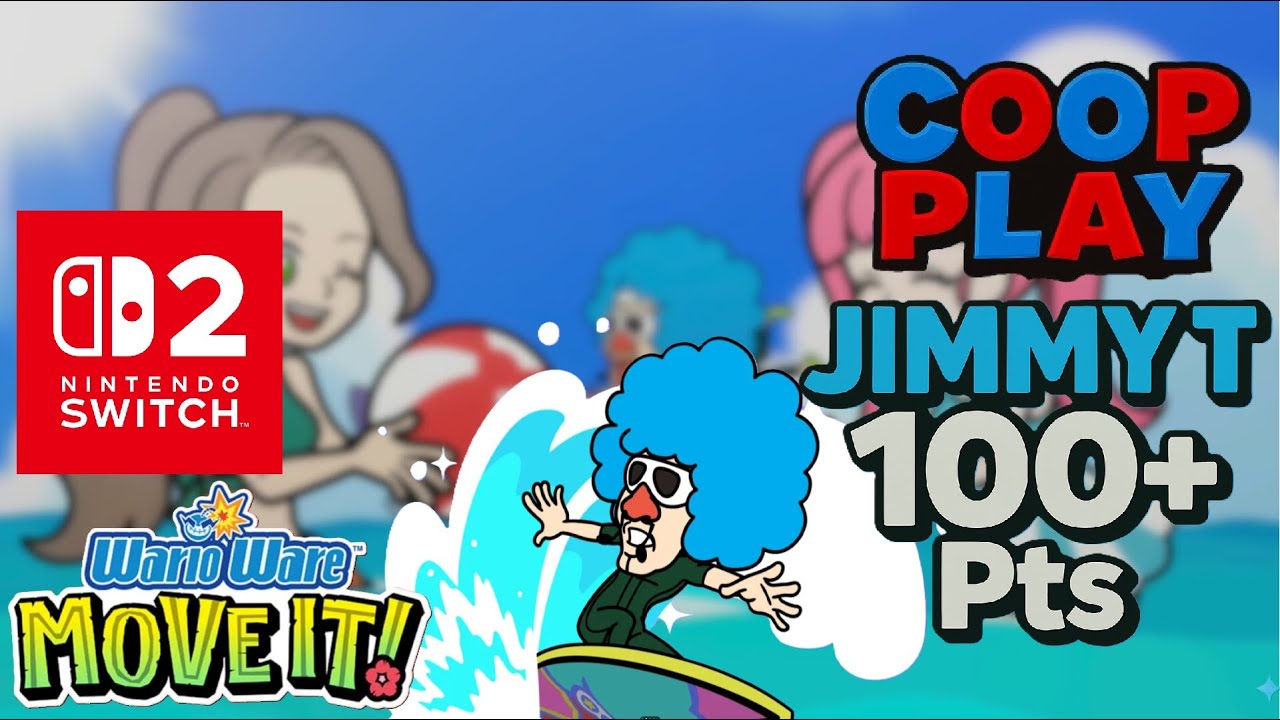 WarioWare: Move It! | 2 Player 100+ Pts | Jimmy T (Nintendo Switch 2)