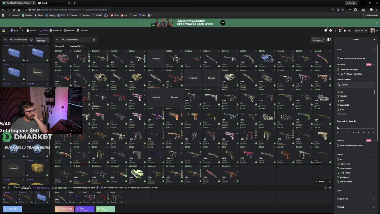 Premier 30k & faceit 3k games !dmarket