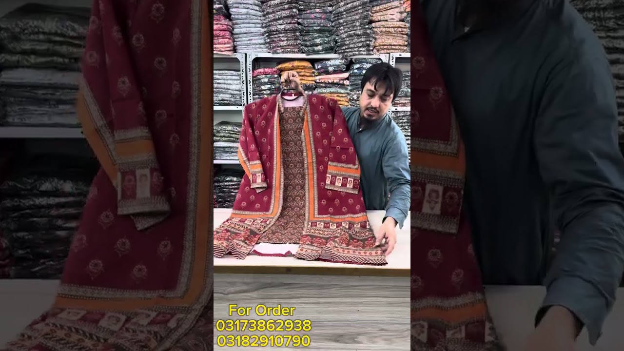 Bin Saeed Khaddar | Stitched Printed Jacket Khaddar Collection 2024