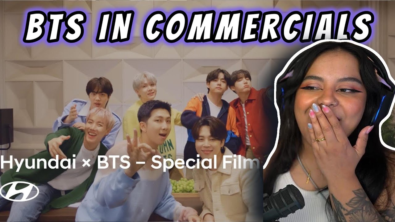 REACTING to BTS in COMMERCIALS