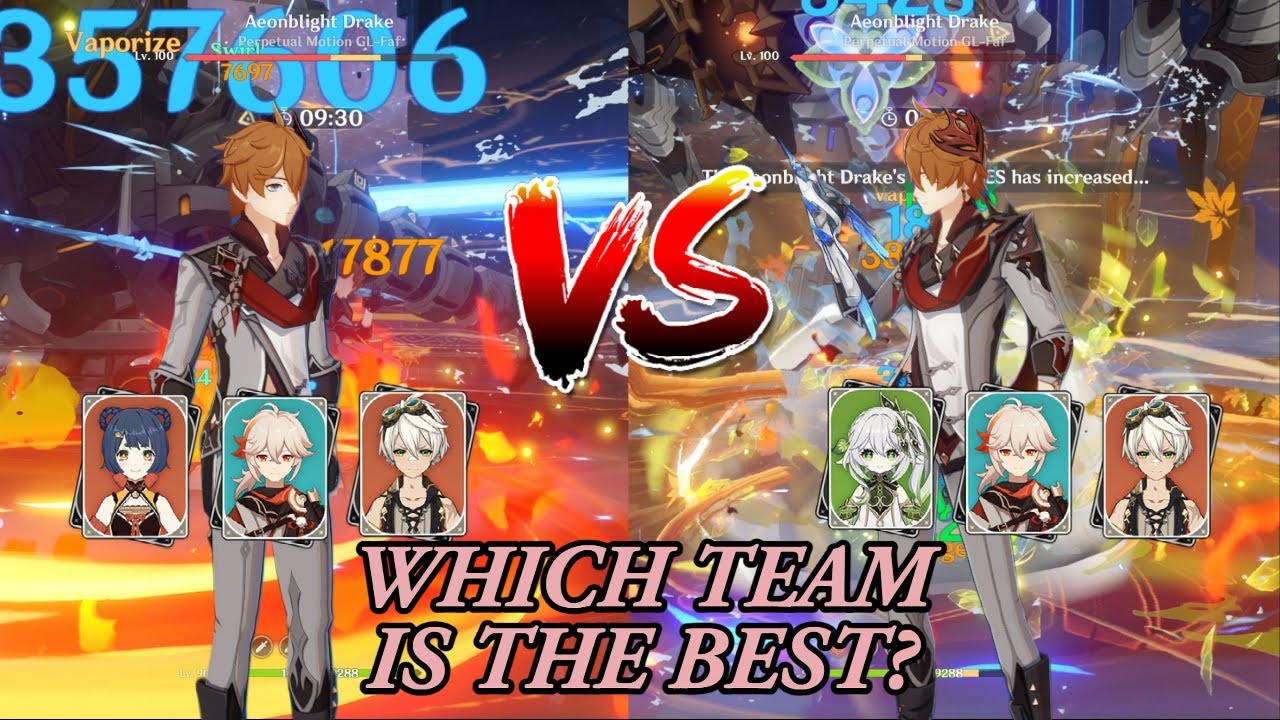 Childe International vs Childe Intergrassional - Two Best Team Showcase - Genshin Impact Abyss 3.2