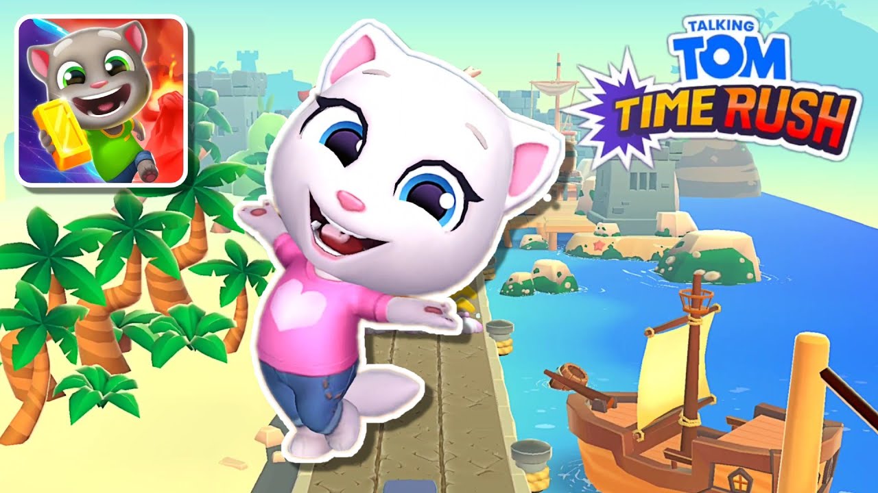 Amazing Adventure With Angela: Talking Tom Time Rush Gameplay