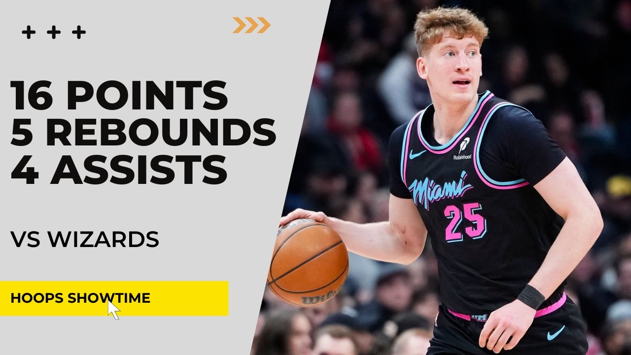 Каспарас Якучёнис 16 очков, 5 подборов, 4 передачи против Wizards | 25-26 сезон НБА