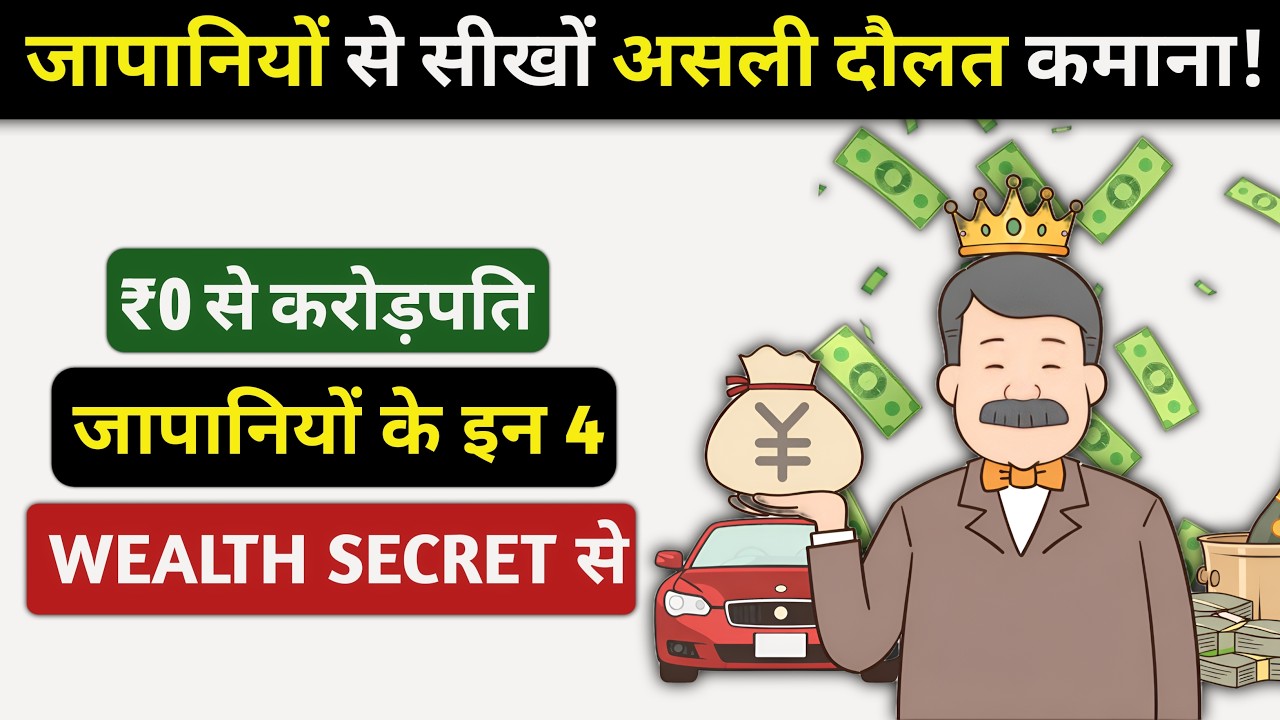 ₹0 से करोड़पति बनने का जापानी तरीका | 4 Japanese Secrets to Building Wealth | Hidden Rules