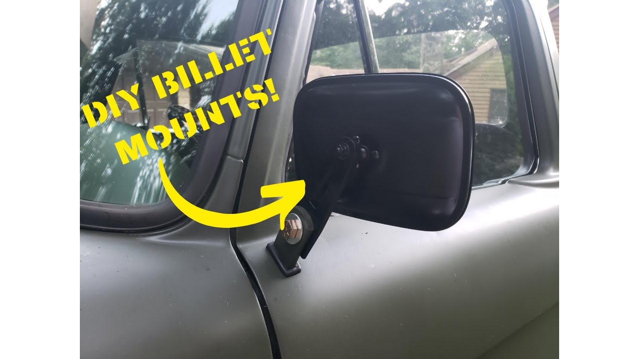 Fabricating billet side mirror mounts for the Honeybadger!