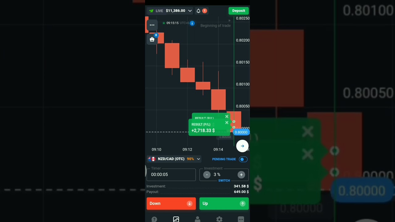 Trade king😎😎.#trader #money #earning #qoutex