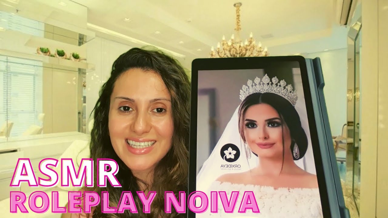 ASMR NOIVA - Escolhendo o penteado para o casamento