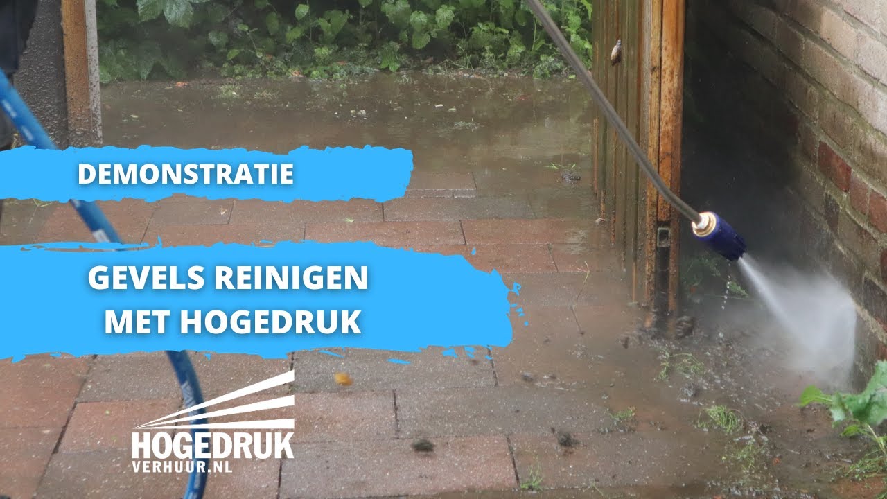 Gevels Reinigen met Hogedrukreiniger! 💦✨