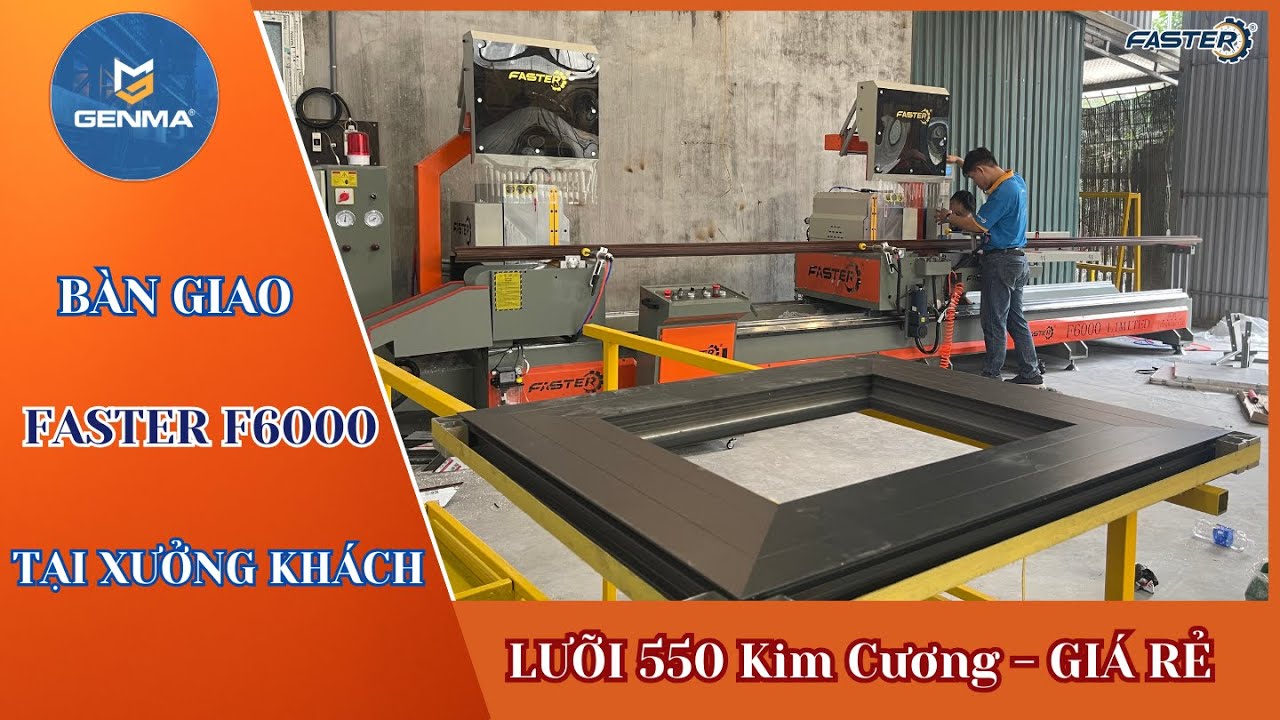 Máy Cắt Nhôm 2 Đầu Faster F6000 Giá Rẻ | Giao Tận Xưởng – Góc Chuẩn – Đẹp Không Tì Vết
