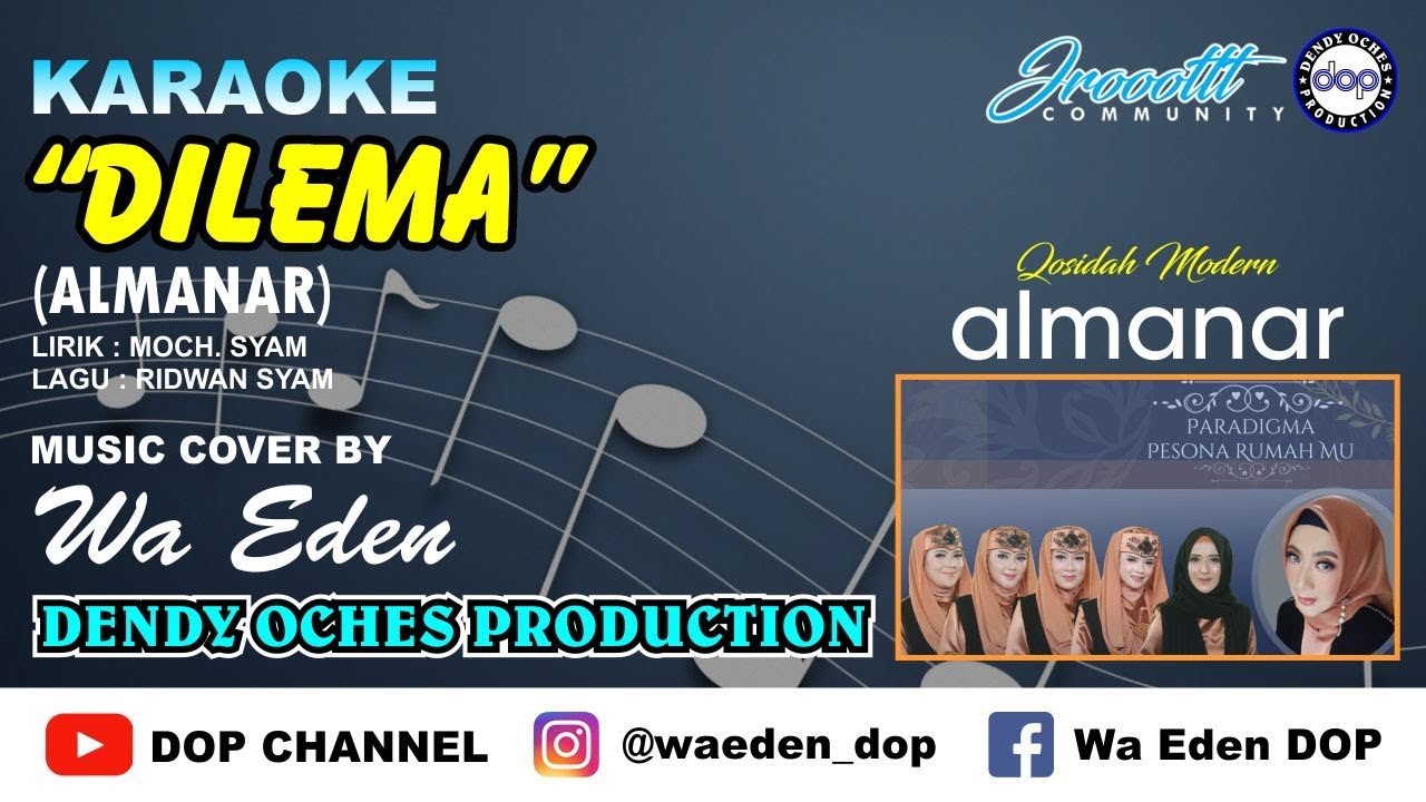 KARAOKE DILEMA - ALMANAR │ CREATED BY DOP #9
