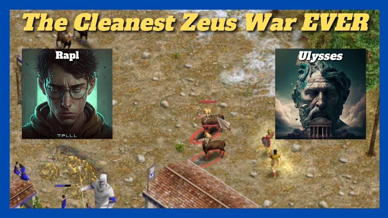 Fundamental, Brutal Efficiency | Rapl (Zeus) vs Ulysses (Zeus) Game 1/5 #aom #ageofempires