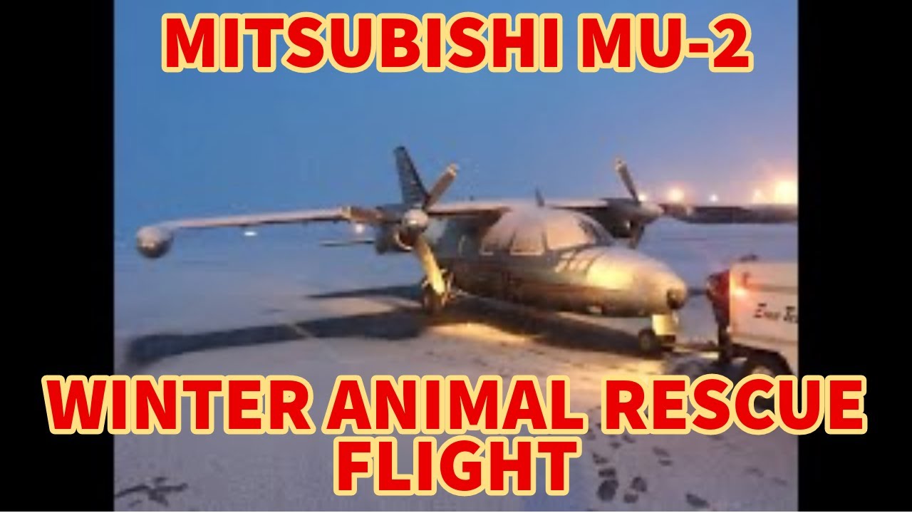 Mitsubishi MU-2 - Cloud Nine Rescue Flights Winter Transport