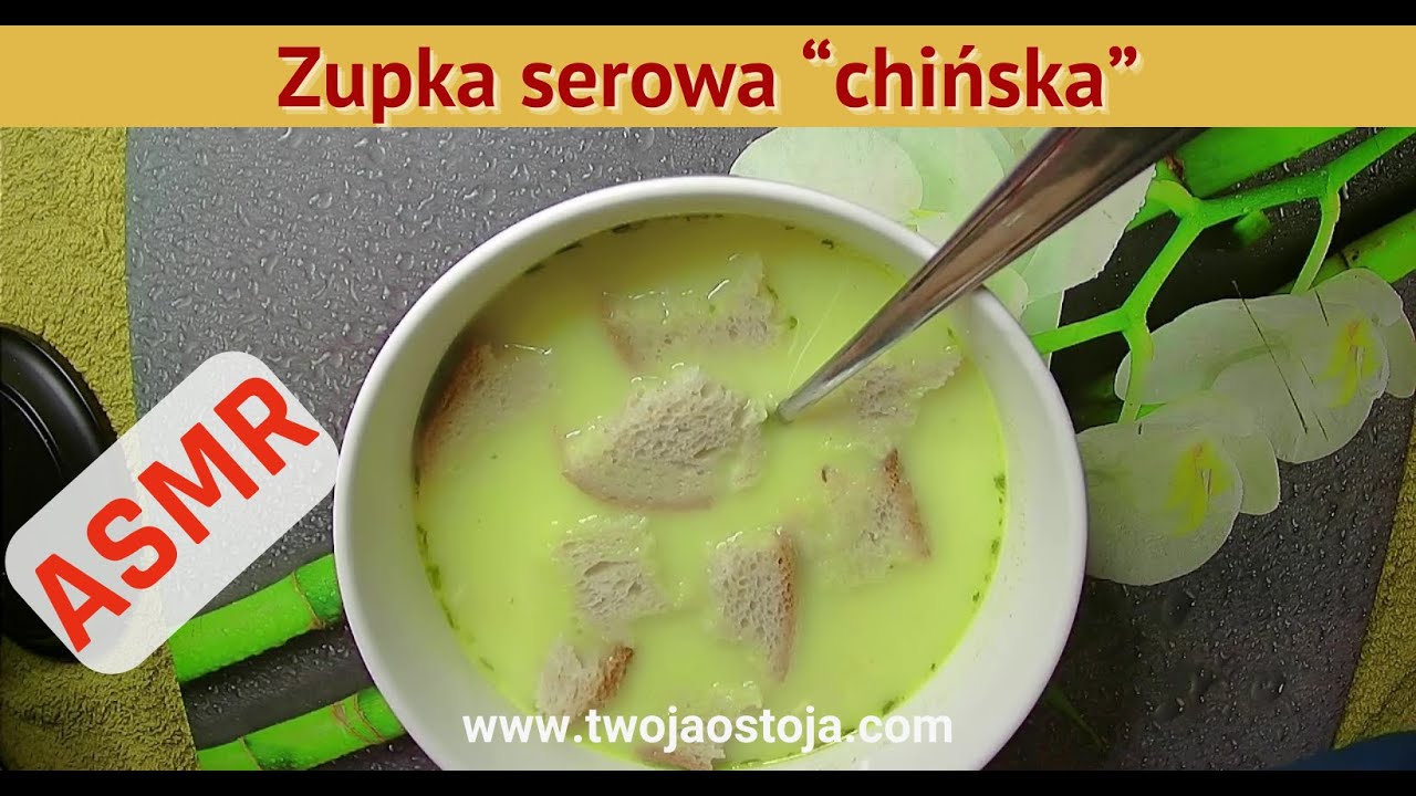 😋🥄 ASMR PL - Zupka serowa 
