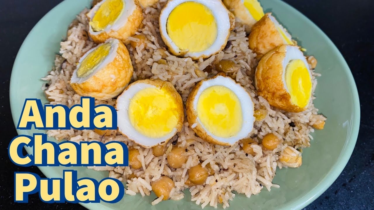 Anda Chana Pulao Recipe | Easy To Make | Recipe For Beginners | Afsheen Jahangir