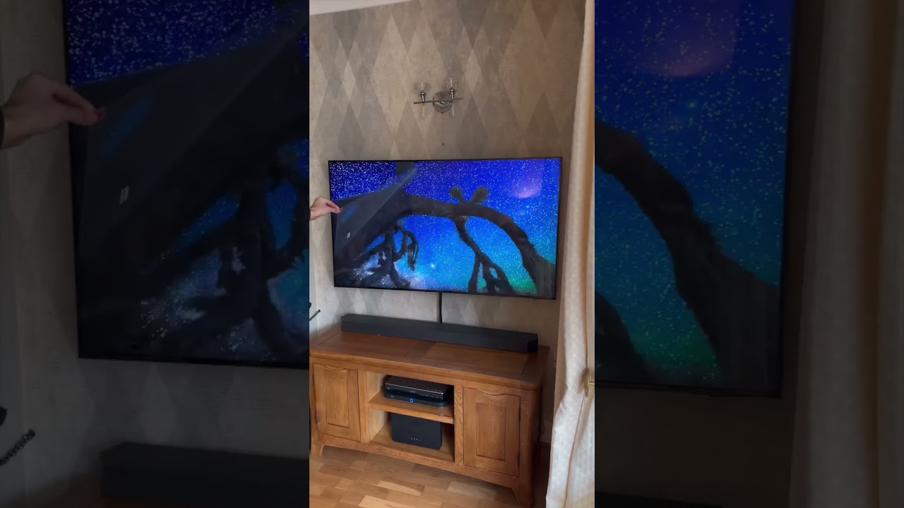 Samsung 55&rdquo; Neo QLED #q90b #unboxing #screenpeel #satisfyingvideo #samsungtv #samsungqled #neoqled